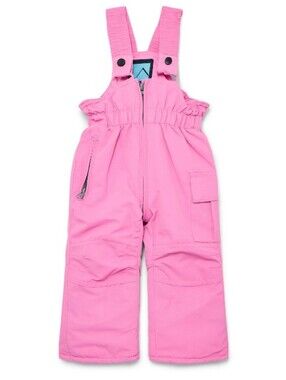 Iceburg OuterwearPink Insulated Snow Bib Overalls Straps Girl 3-6 Months